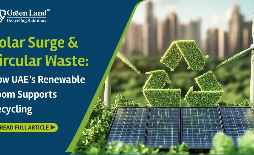 Solar Surge & Circular Waste: How UAE’s Renewable Boom Supports Recycling